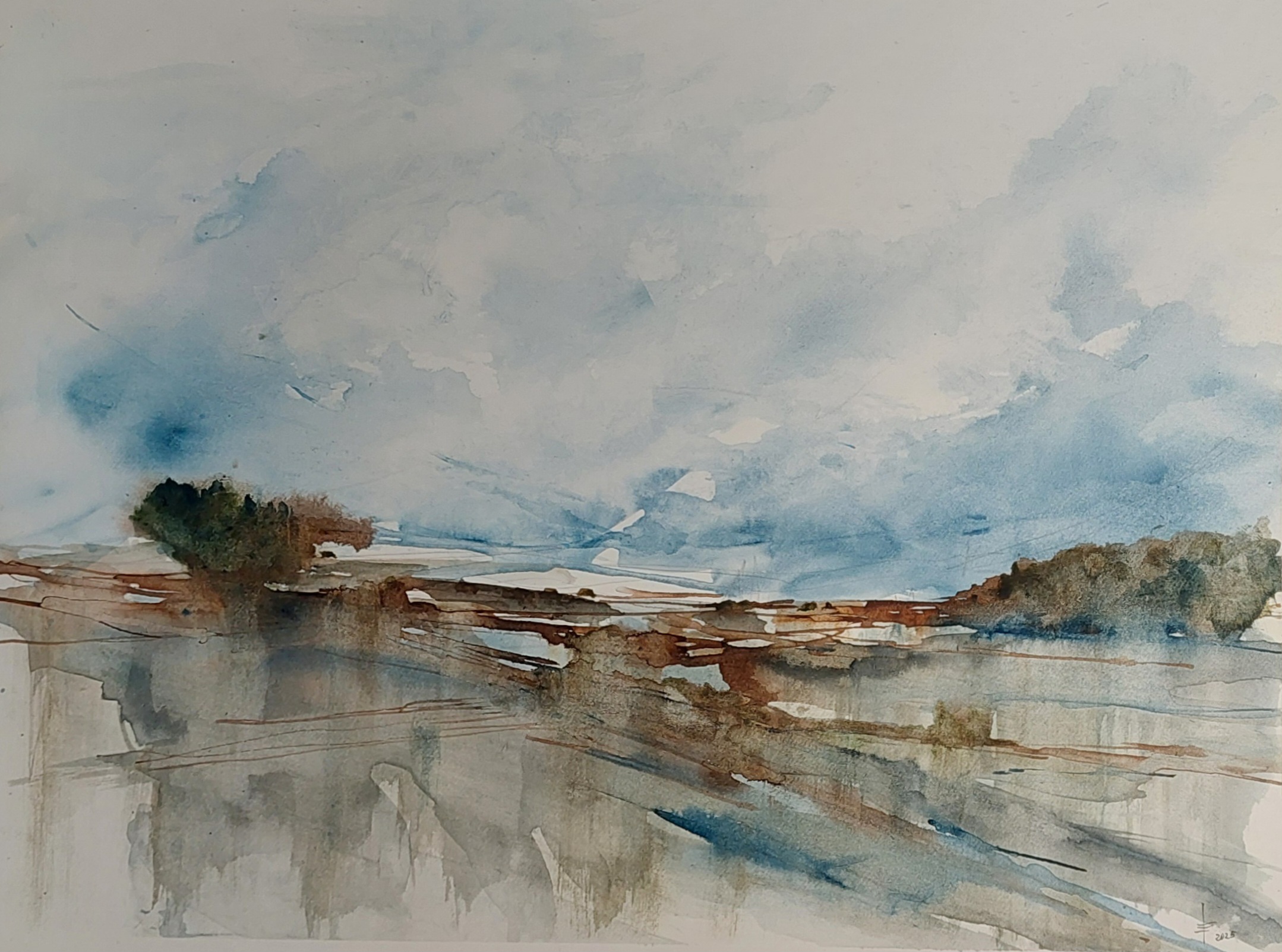 Riflessi sull'acqua 42X36